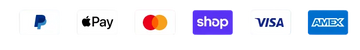 Logos of various payment methods on a white background